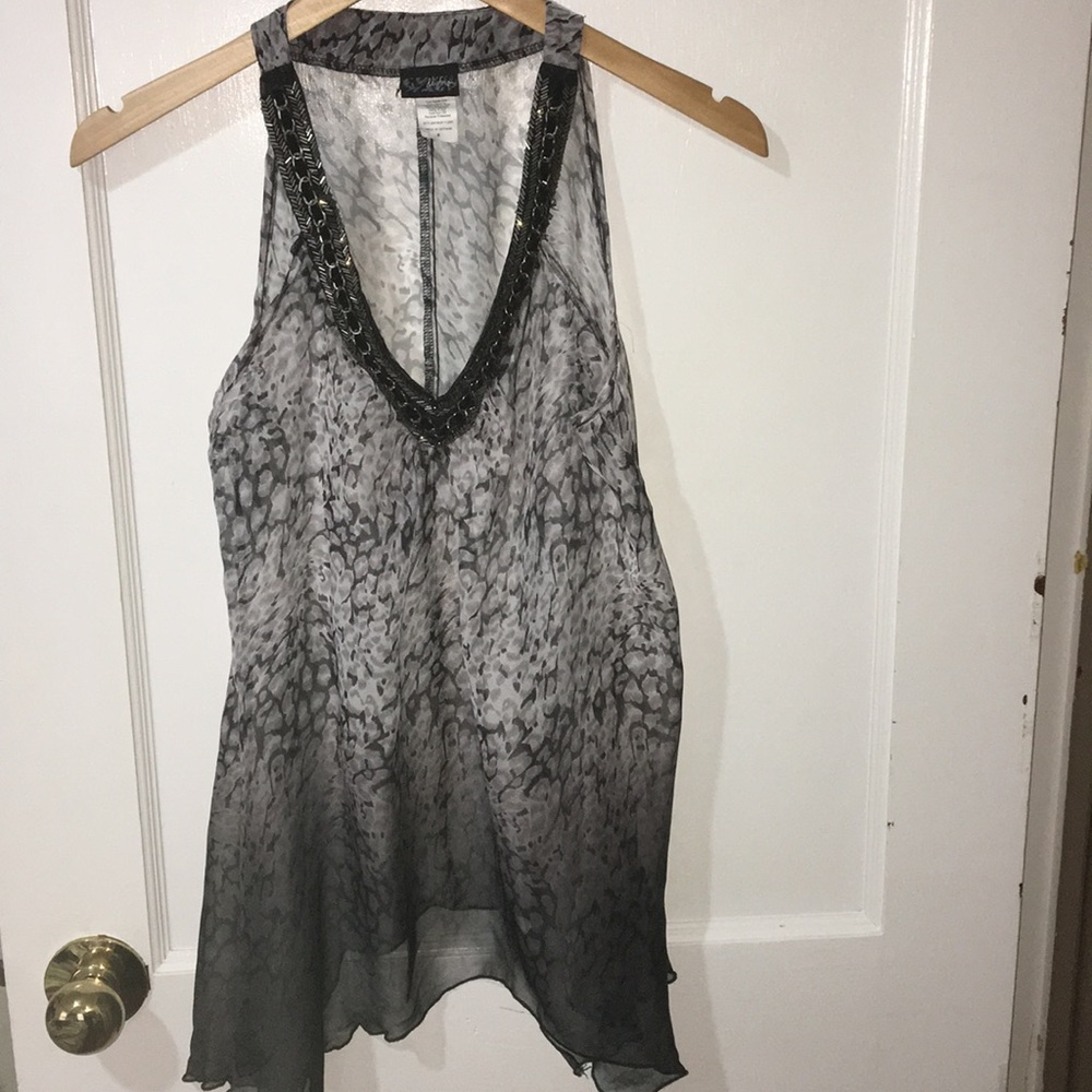 Animal Print Sharkstooth Tank Size Small